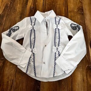 9-10 year old button down shirt